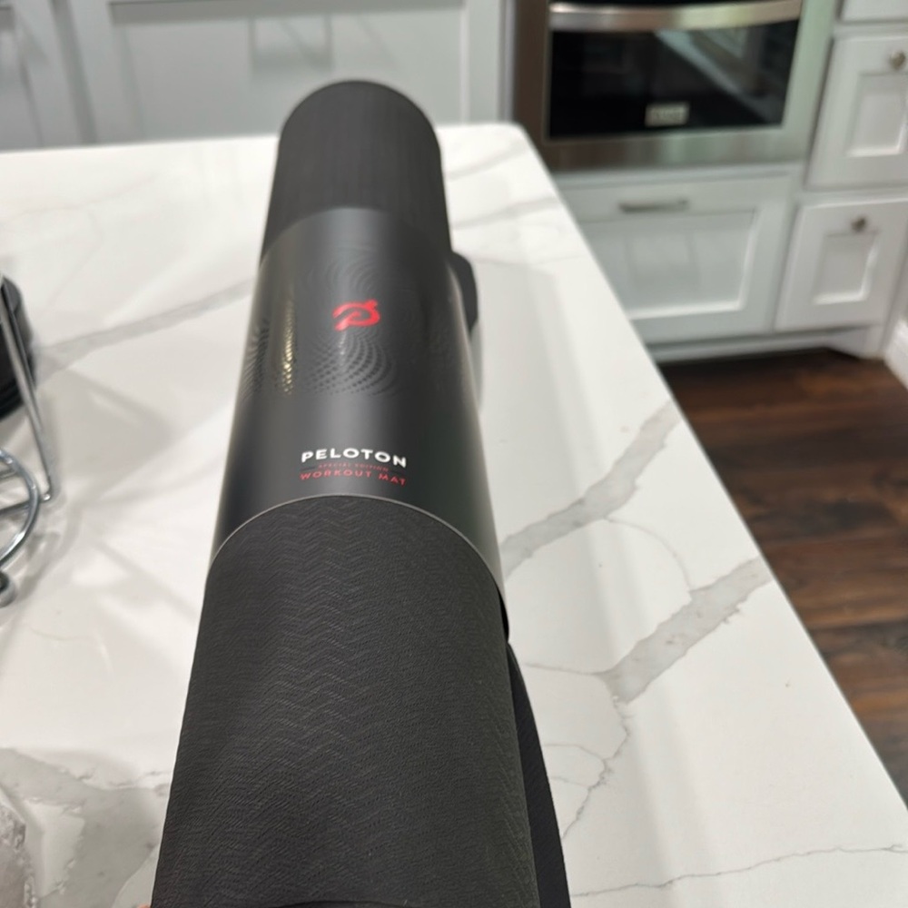Peloton Black Sleek Workout Mat